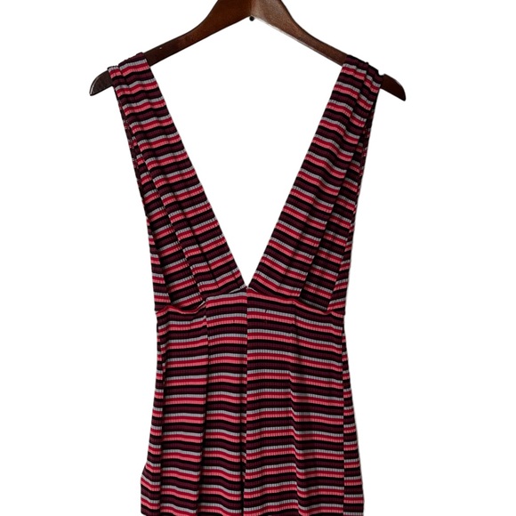 Reformation Vice Deep V Neck Striped Wide Leg Jumpsuit Women’s Petite Size XS - Picture 5 of 14